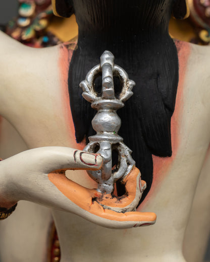 Vajrasattva and Consort | Sacred Vajrayana Union Sculpture