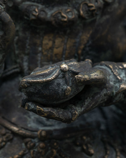 Buddhist Hayagriva Yab-Yum Statue from Nepal | Handmade Bronze Figure