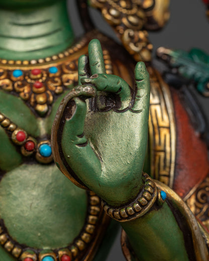 Unique Simhanada Tara Statue | Awakened Mother of Buddhas