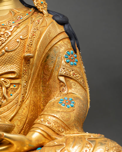 Guru Rinpoche Statue – Handmade Buddhist Decor from Nepal