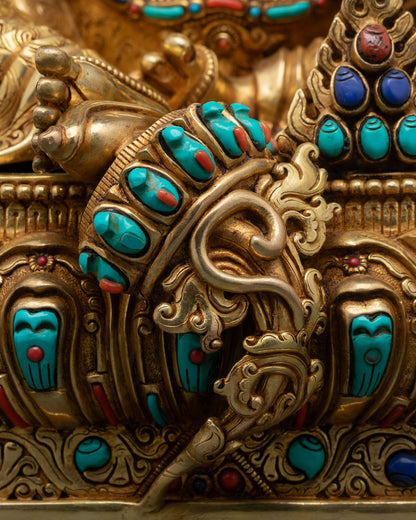 Jambhala Statue for Prosperity | Handmade Buddhist Art