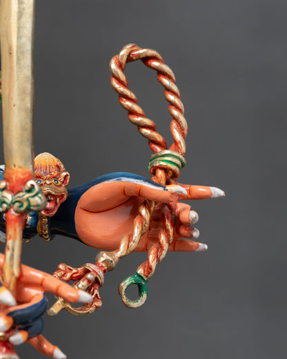 Ucchusma Statue | Wrathful Buddhist Guardian Deity