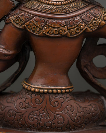 Manjushri Statue | Handcrafted Nepalese Buddhist Wisdom Deity