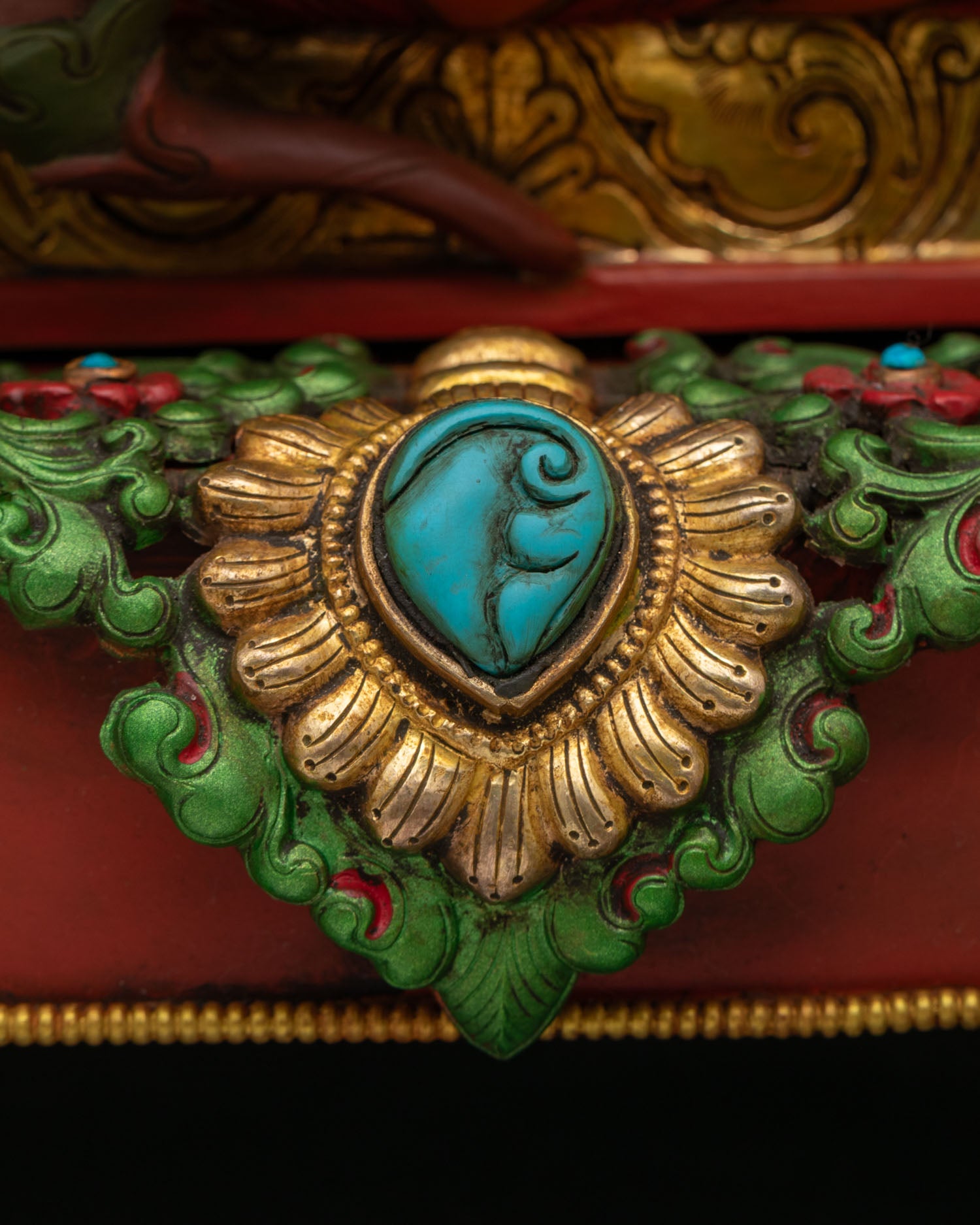 Dzambhala With Throne