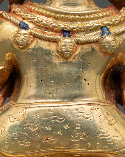 Sakya Mahakala Statue | Tibetan Protector Deity