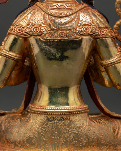 Handcrafted Chenrezig Statue | Symbol of Compassion and Mercy
