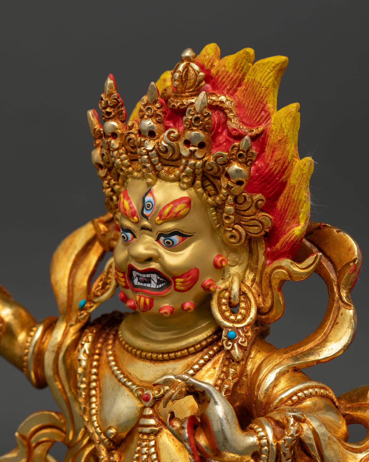 Vajrapani Statue | Wrathful Protector Bodhisattva from Nepal