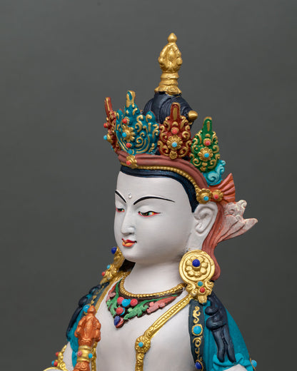 Vajrasattva Statue | Purification Deity for Sacred Space Decor