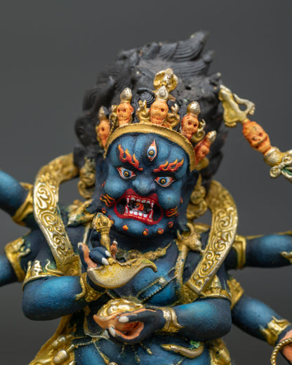 Six Arm Mahakala Statue