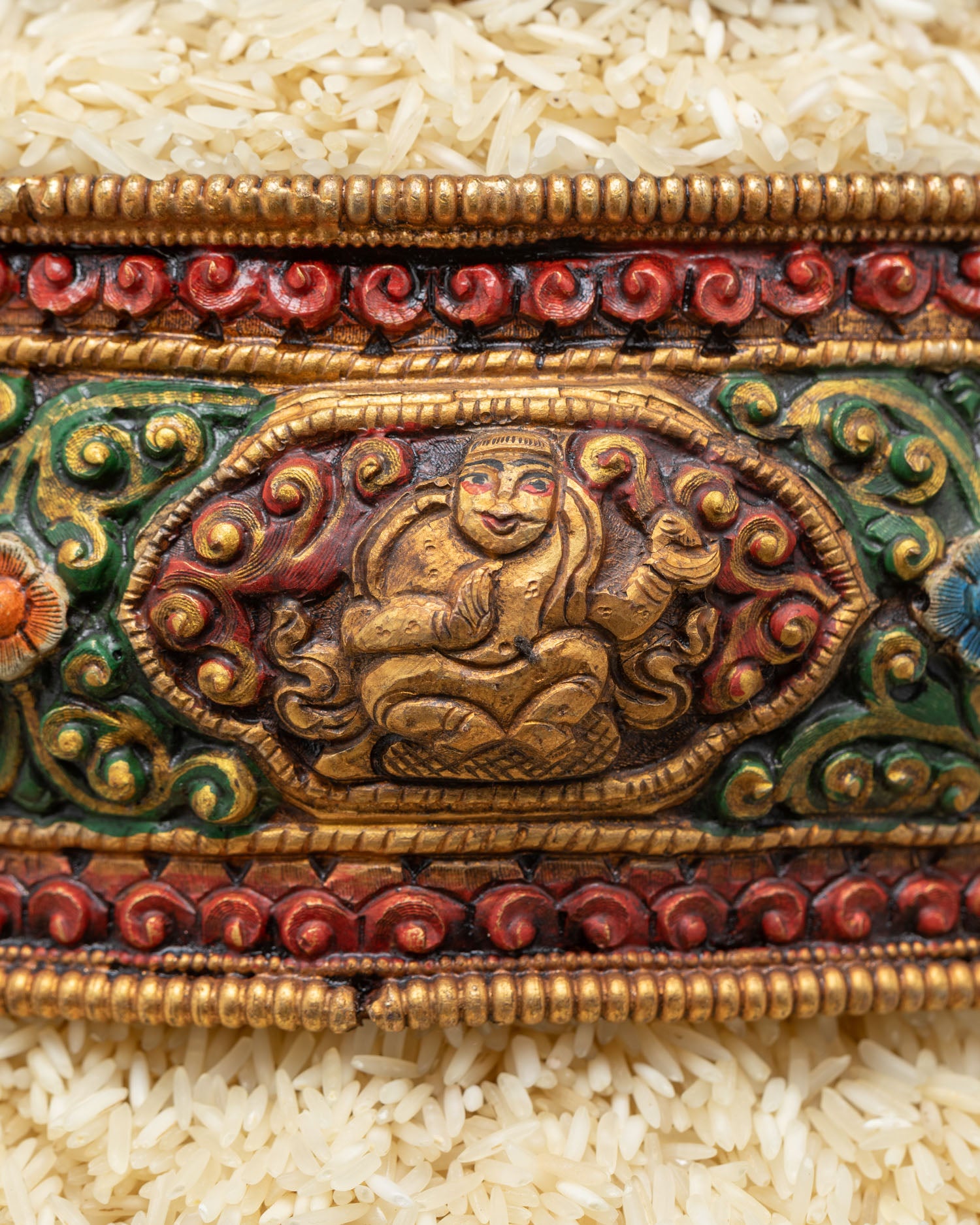 12-Inch Mandala Offering Set | Handcrafted Buddhist Altar Offering