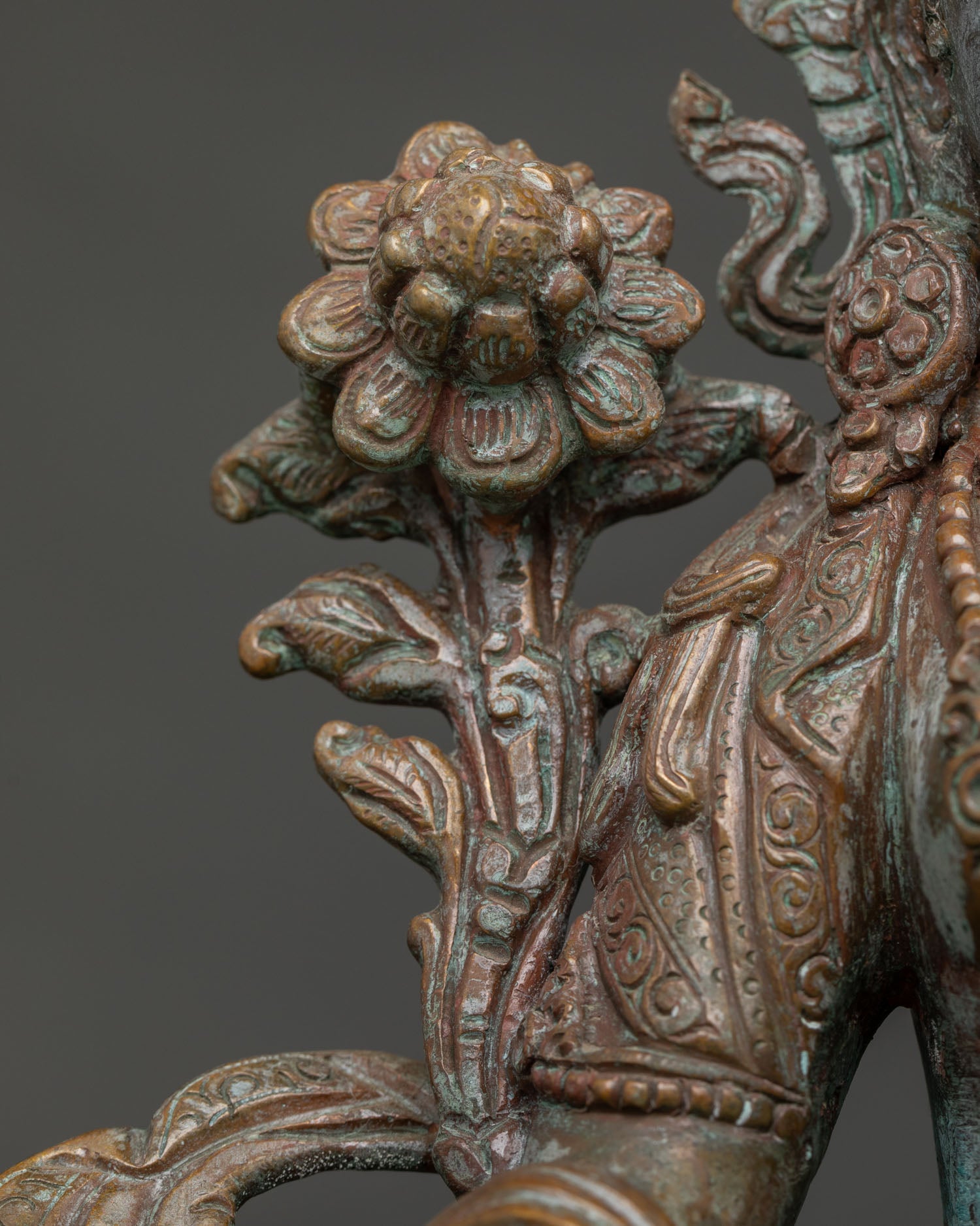 Green Tara Statue | Sacred Buddhist Sculpture for Compassion and Protection