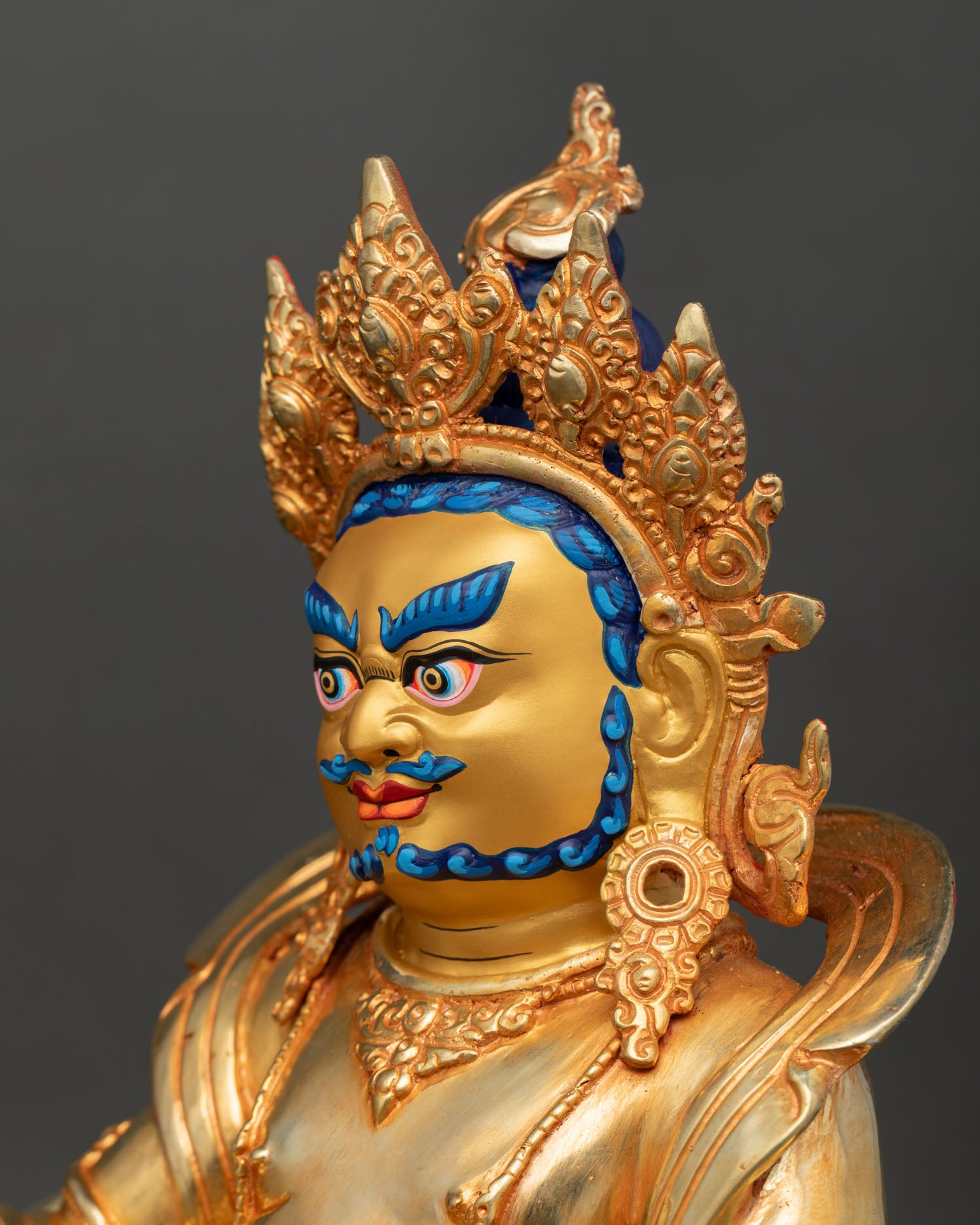 Dzambhala Statue | Zen-Inspired Buddhist Artwork