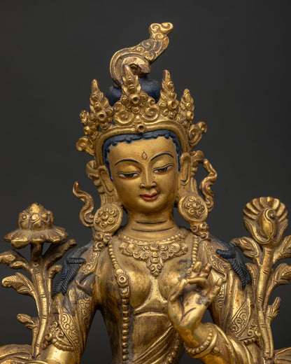 Green Tara Statue