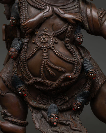 Guru Dragpo Statue | Sacred Buddhist Guardian Artwork