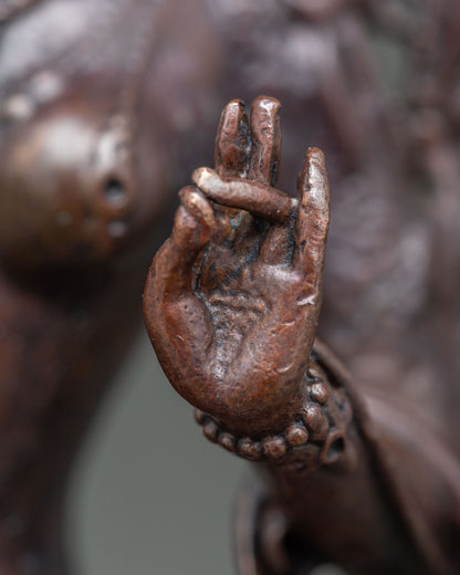 Green Tara Sculpture | Spiritual Home Altar Art