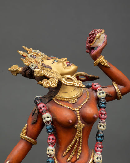 Vajrayogini Statue | Vajrayana Feminine Deity Sculpture
