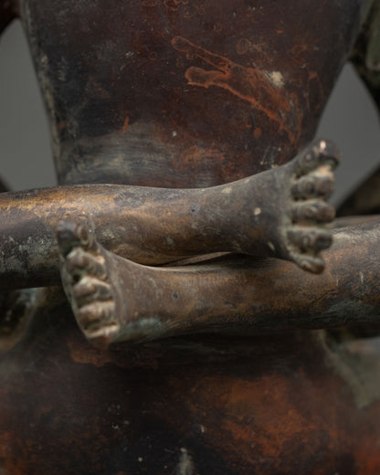 Samantabhadra with Consort | Sacred Tibetan Buddhist Sculpture