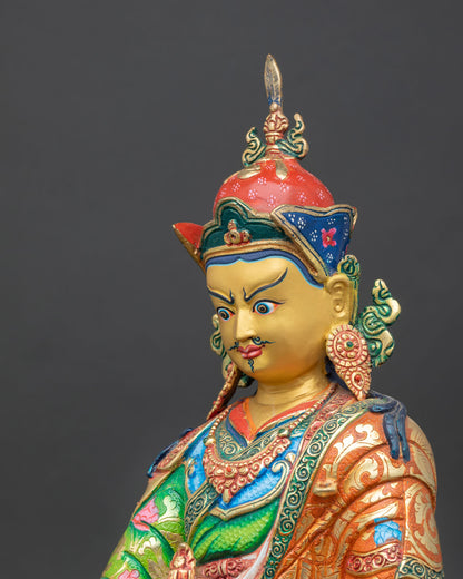 Guru Rinpoche Statue | Handcrafted Himalayan Artwork