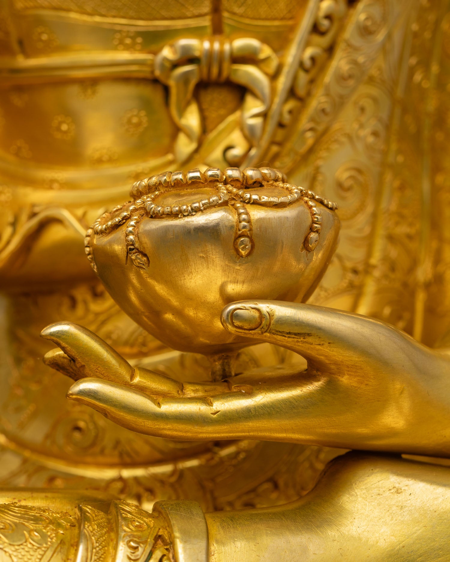 Tibetan-Style Shakyamuni Buddha Statue | Copper Meditation Idol