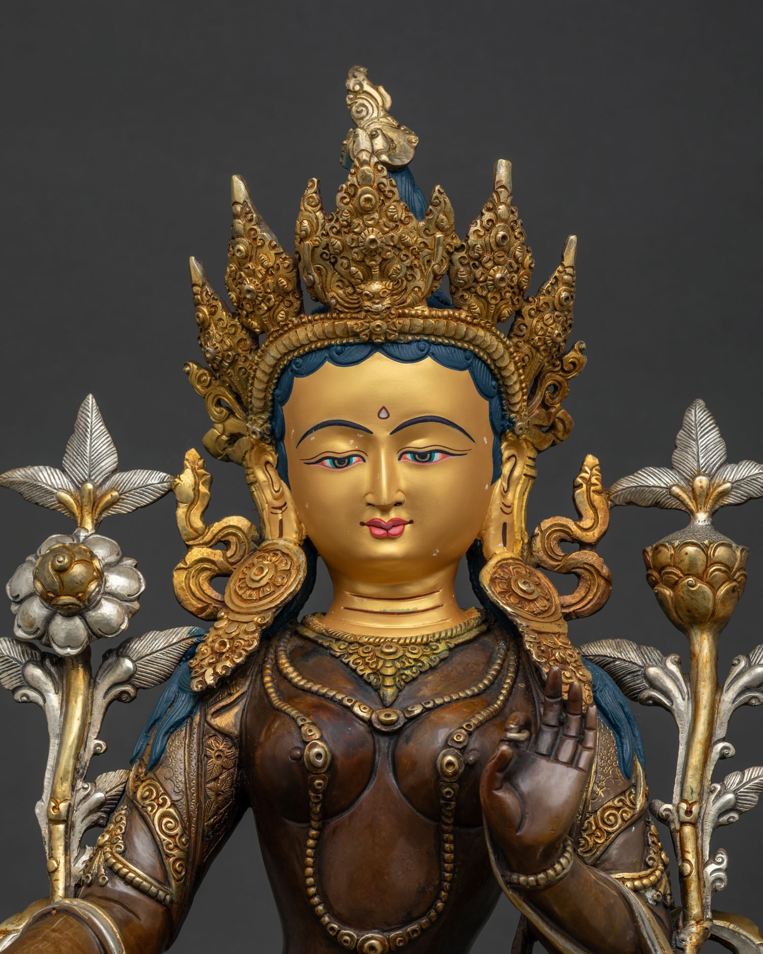Green Tara Statue – Handmade Buddhist Art from Kathmandu Nepal
