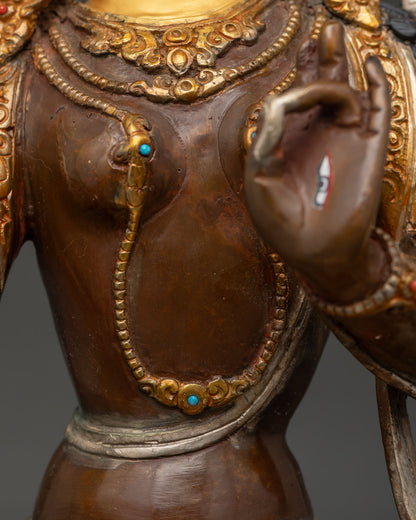 White Tara Statue | Seven Eyed Goddess of Long Life & Healing