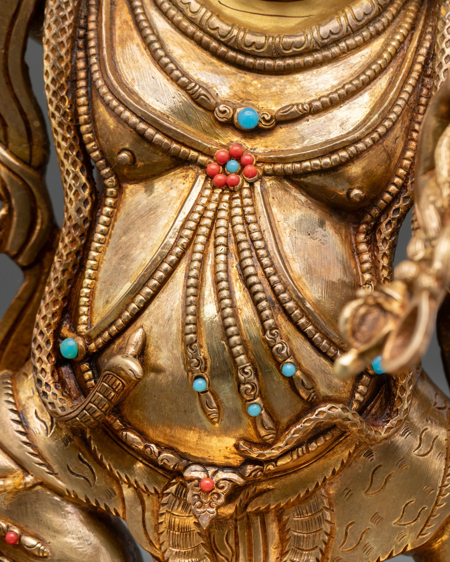 Vajrapani Statue | Buddhist Protector Deity Sculpture from Nepal