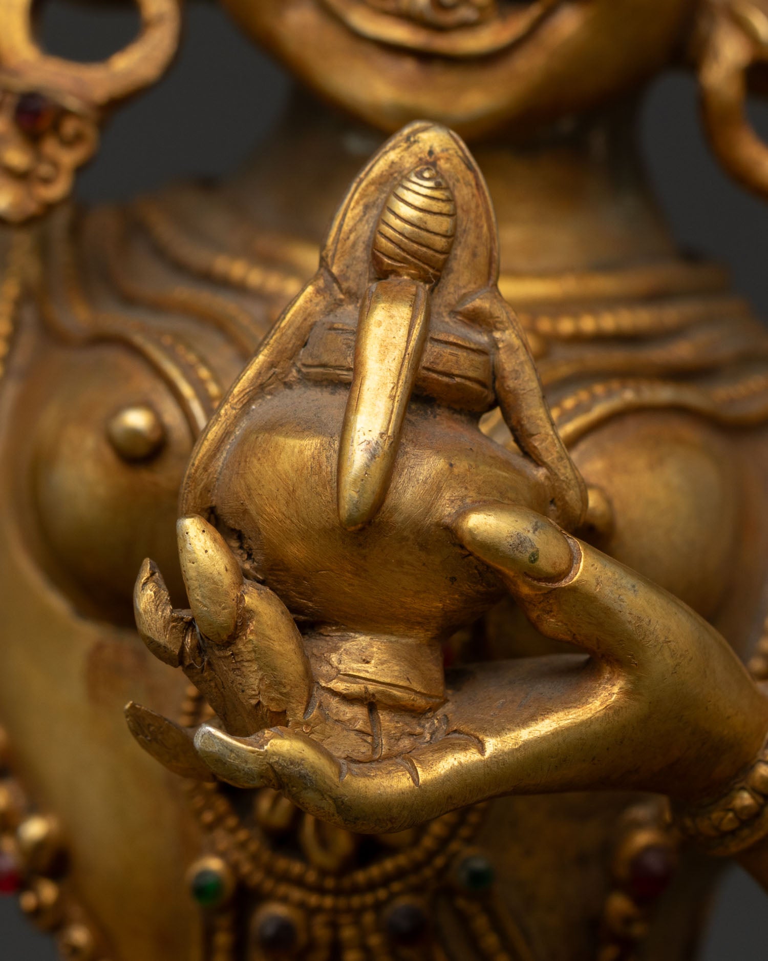 Yeshe Walmo – Tibetan Fierce Dharma Guardian Sculpture