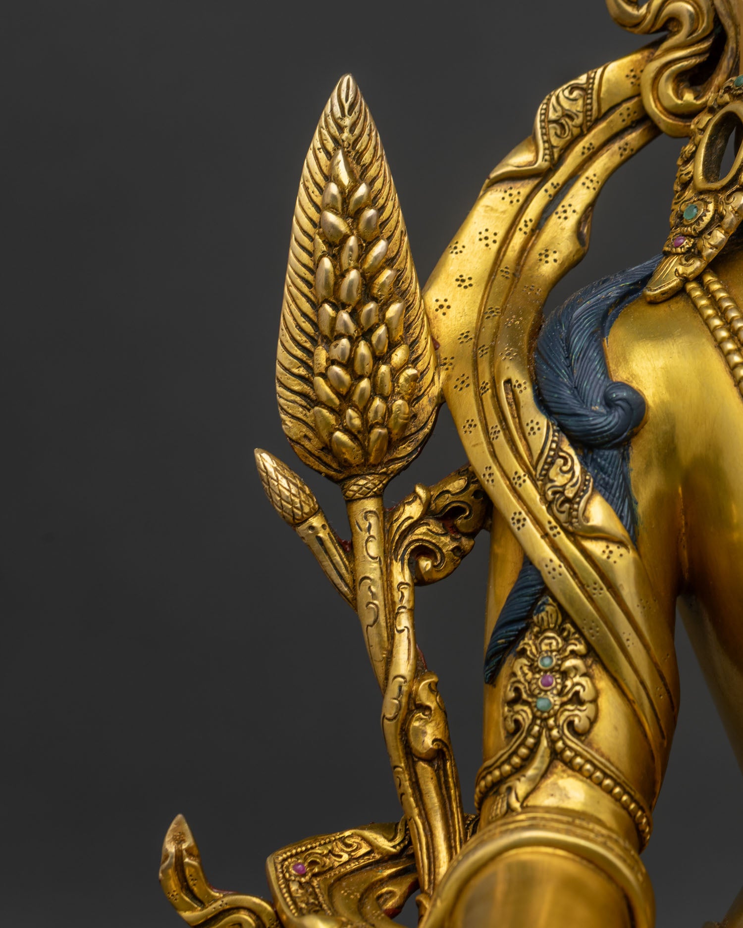 Premium Ksitigarbha Statue | Buddhist Sculpture from Nepal