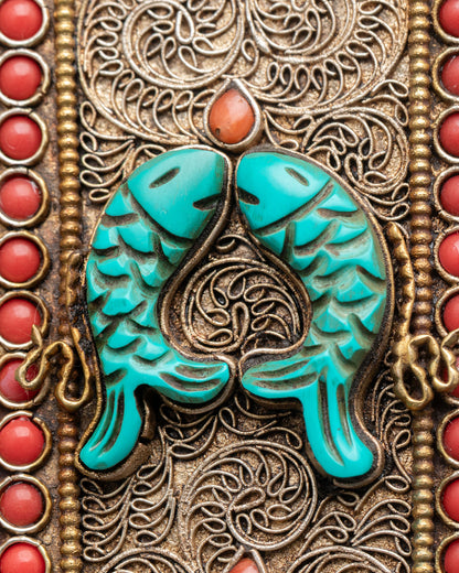 Manjushree Wall Hanging | Handcrafted Wisdom Deity Art Piece