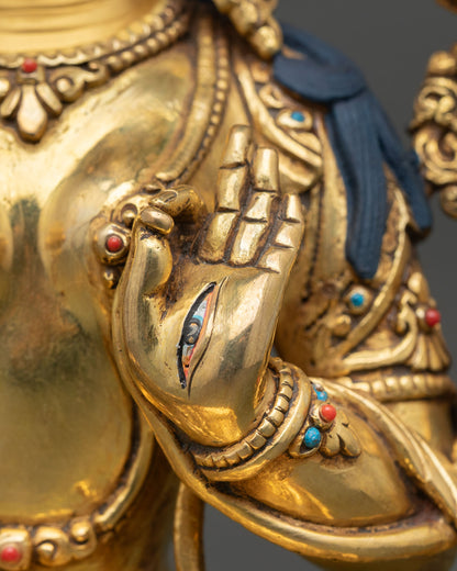 White Tara Statue | Female Bodhisattva of Longevity
