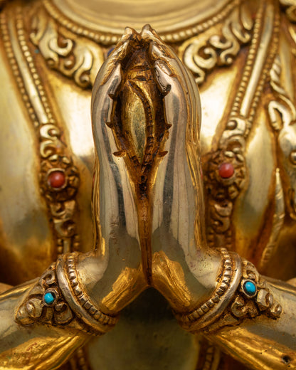 Chenrezig Statue | Nepalese Bodhisattva of Compassion