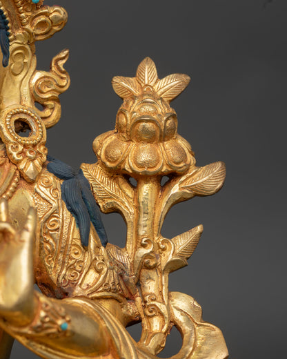 Green Tara Goddess Statue | Mother of All Buddhas