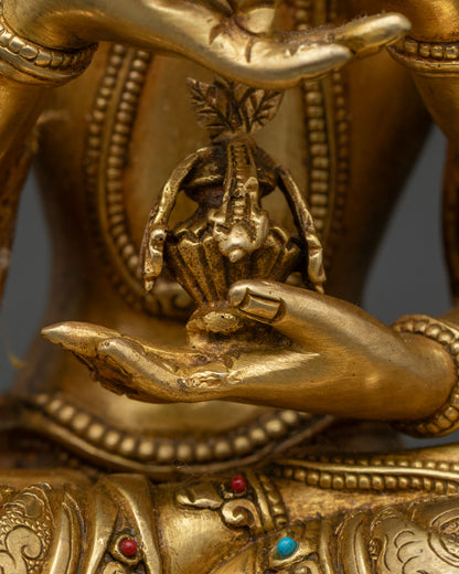 Namgyalma Statue | Copper Buddhist Sculpture for Meditation