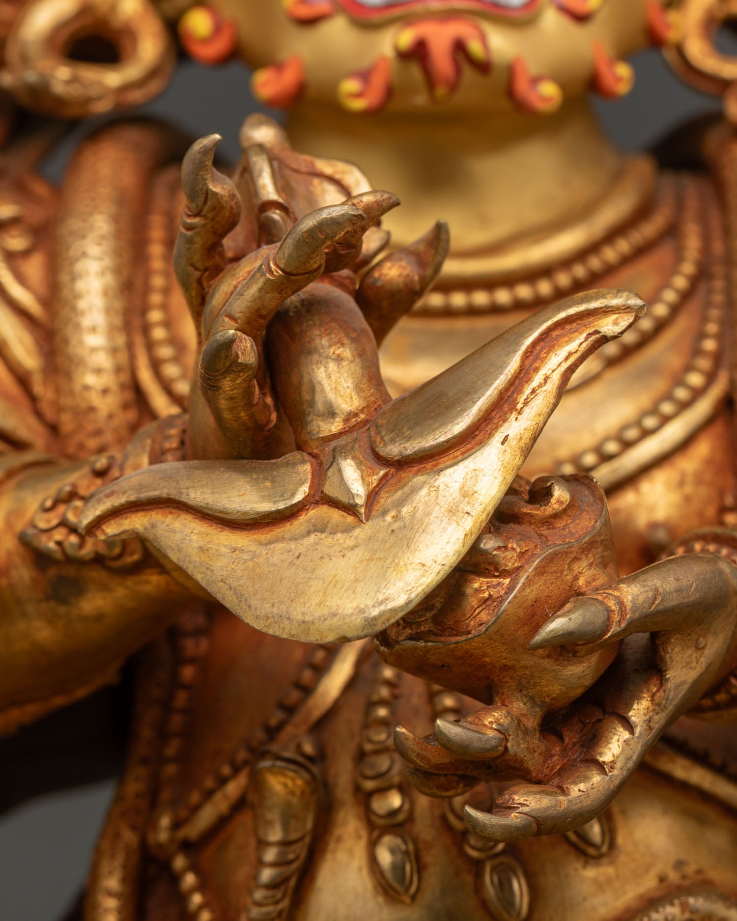 Six-Armed Mahakala Statue | Traditional Himalayan Buddhist Art