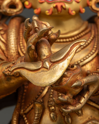 Six-Armed Mahakala Statue | Traditional Himalayan Buddhist Art