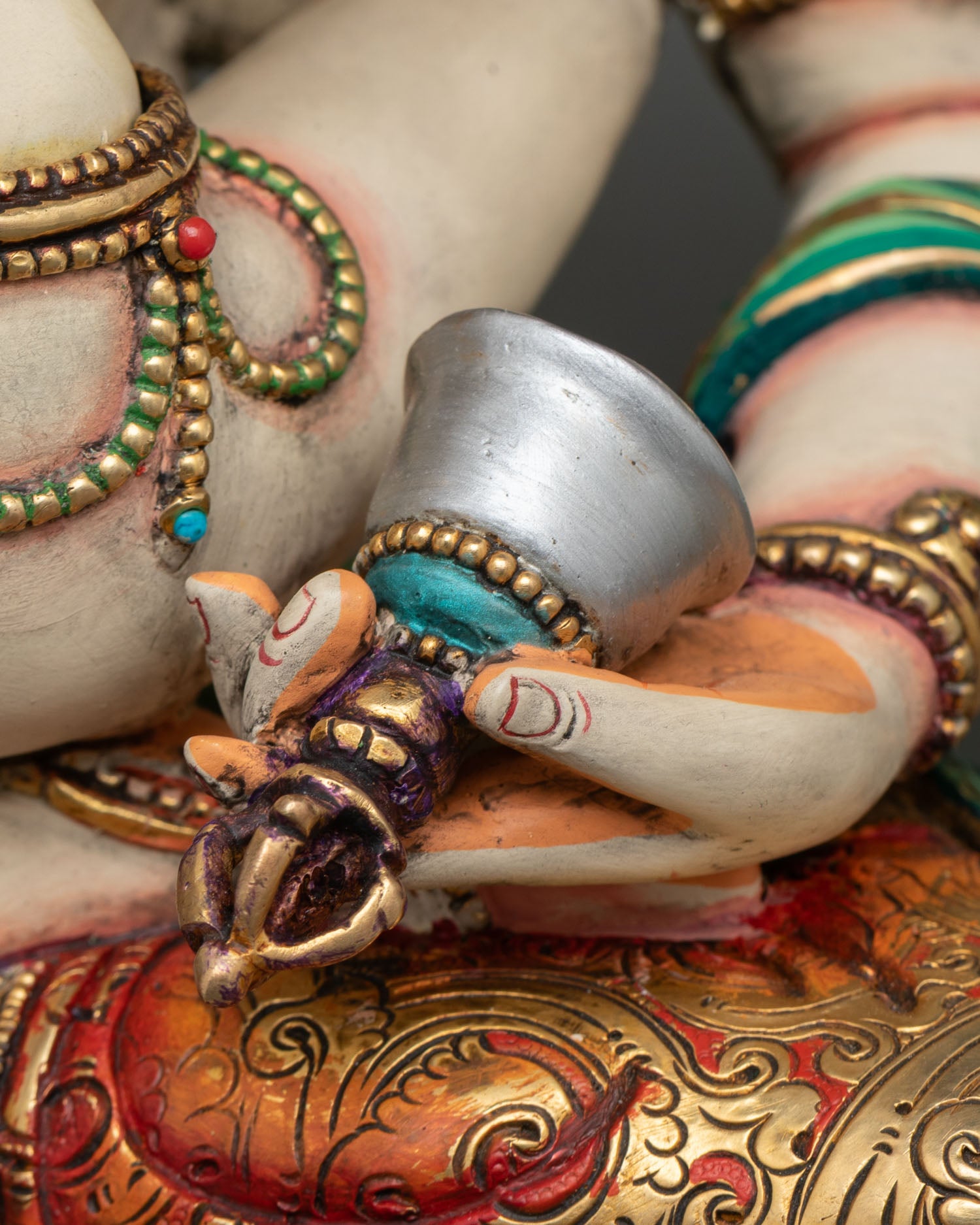 Vajrasattva and Consort | Sacred Vajrayana Union Sculpture