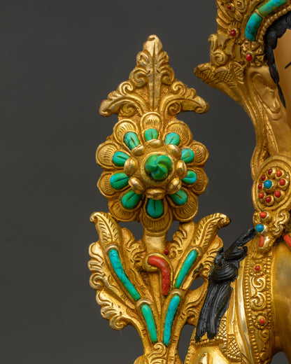 High-Quality Green Tara Sculpture | The Swift Healer & Protector
