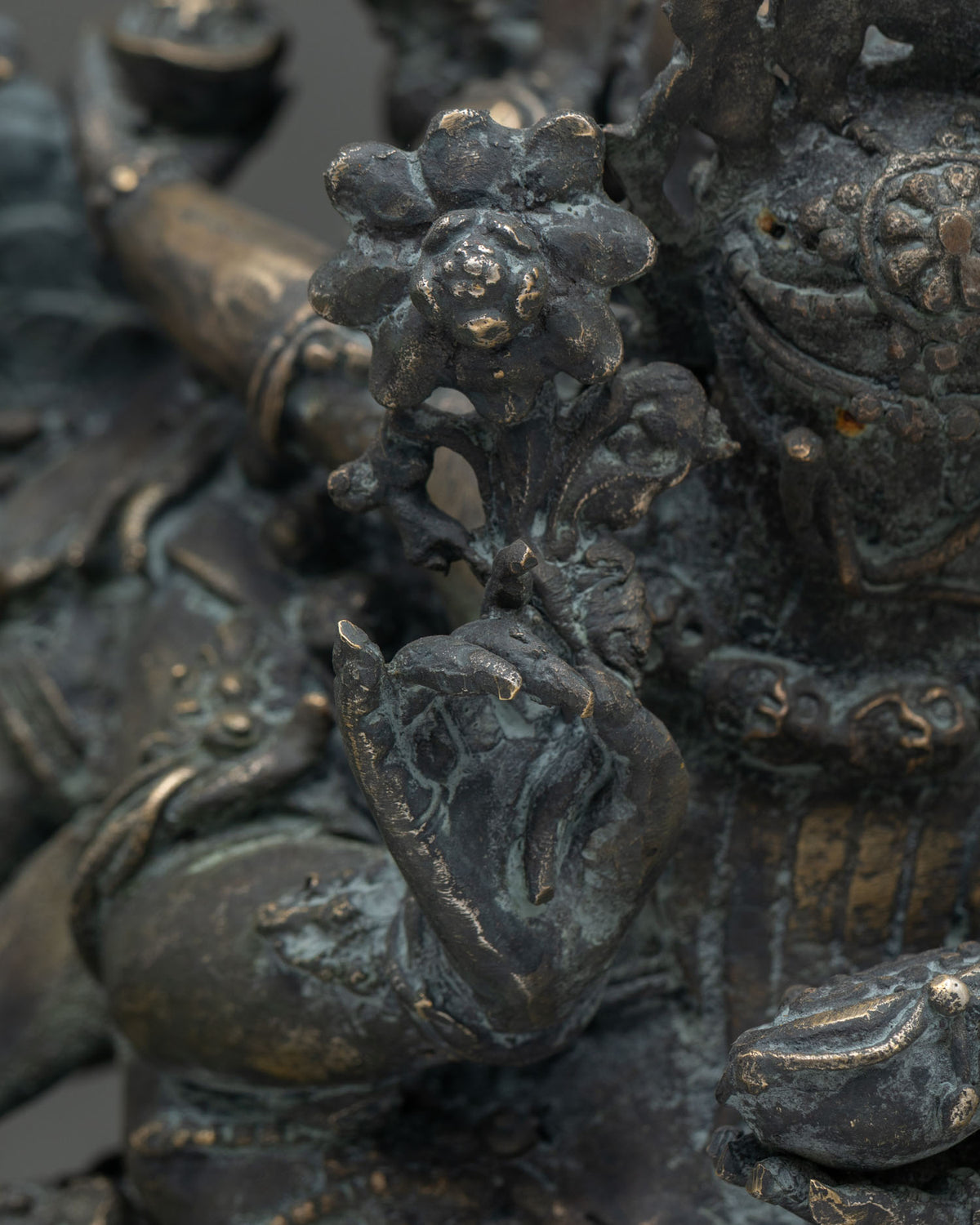 Buddhist Hayagriva Yab-Yum Statue from Nepal | Handmade Bronze Figure
