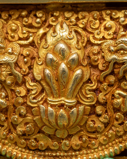 Enthroned Shakyamuni Buddha Statue | Spiritual Figurine for Meditation