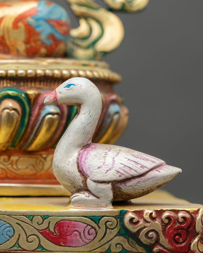 Beautiful Goddess Saraswati Sculpture | Handcrafted in Nepal