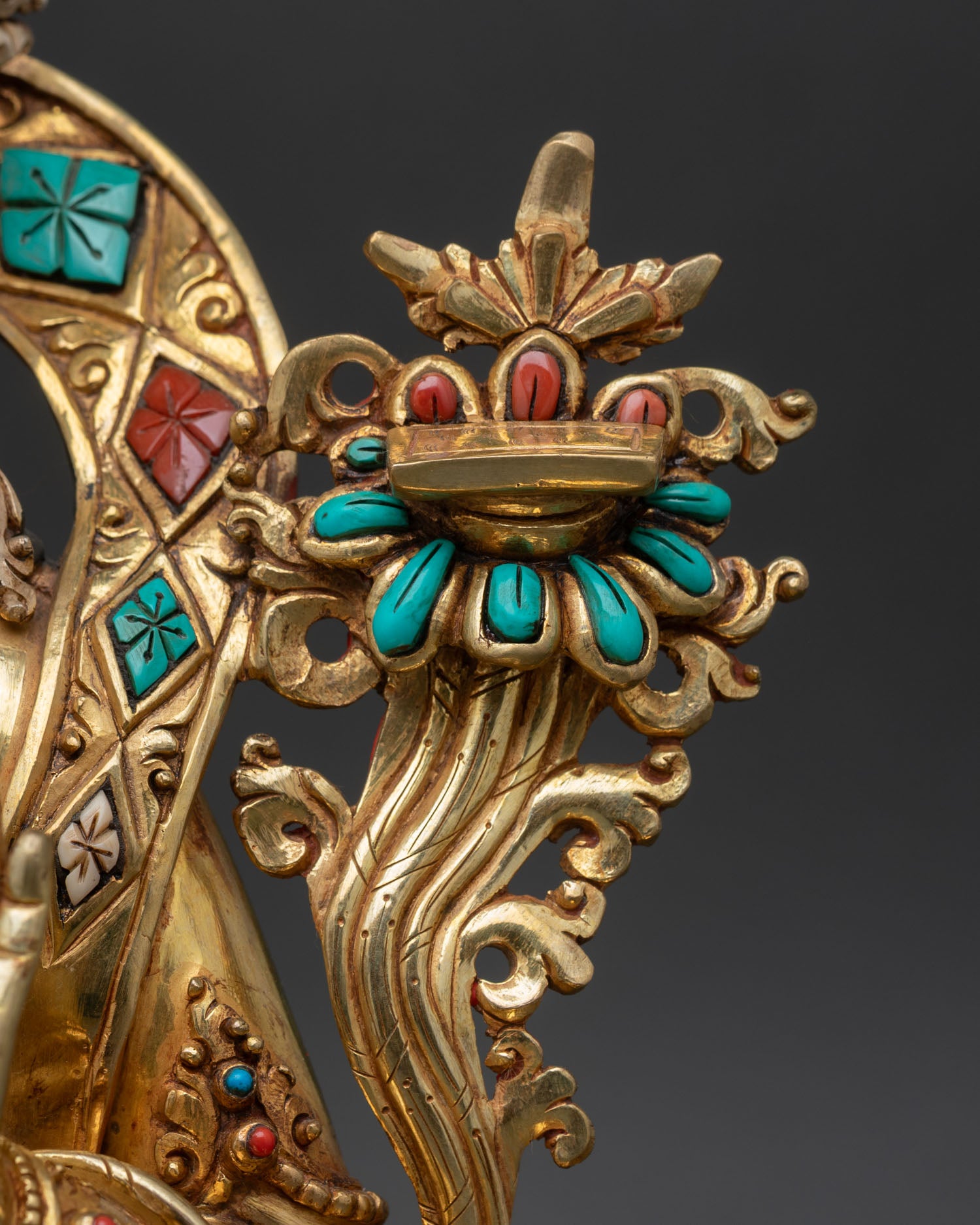 Manjushree Copper Statue | Spiritual Buddhist Art from Nepal