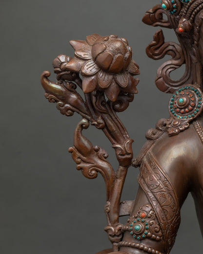 Green Tara Statue
