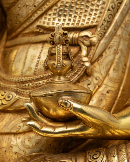 Large Guru Rinpoche Statue | High-Quality Buddhist Sculpture