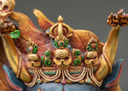 Yamantaka Statue | Sacred Vajrayana Wrathful Protector