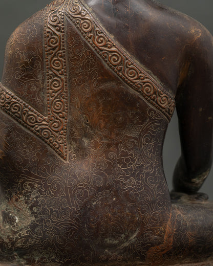 Shakyamuni Buddha Statue | Authentic Newari Craftsmanship from Nepal