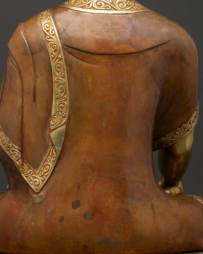 Traditional Shakyamuni Buddha Statue – Handcrafted in Nepal