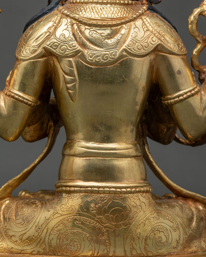 Chenrezig Statue from Nepal | Four-armed Bodhisattva for Compassion