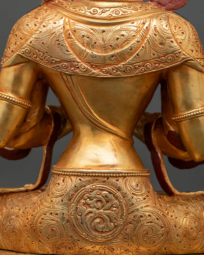 Chenrezig Copper Statue for Sale – Genuine Nepalese Handicraft