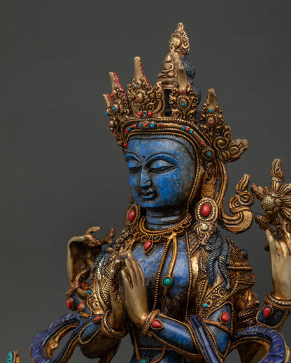 Chenrezig Statue | Exquisite Newari Craftsmanship