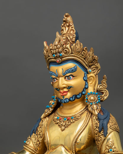 Dzambhala Statue – Handcrafted Himalayan Spiritual Decor